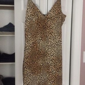 Leopard Print Mini Dress